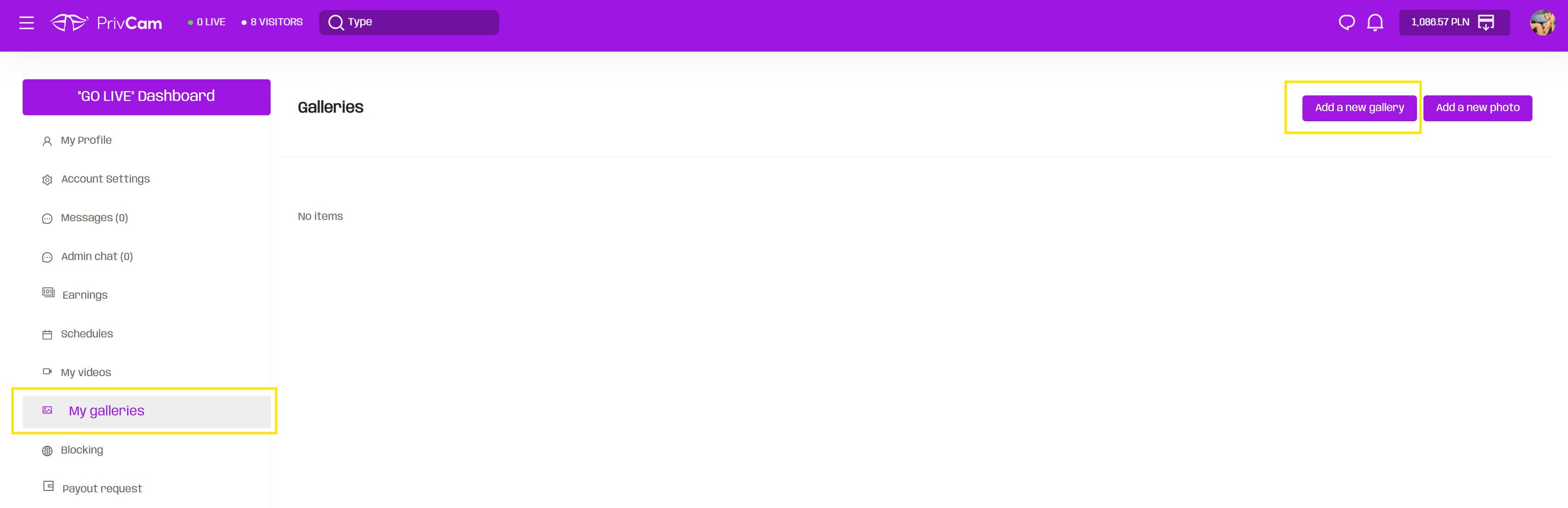 How to add photos and videos?
