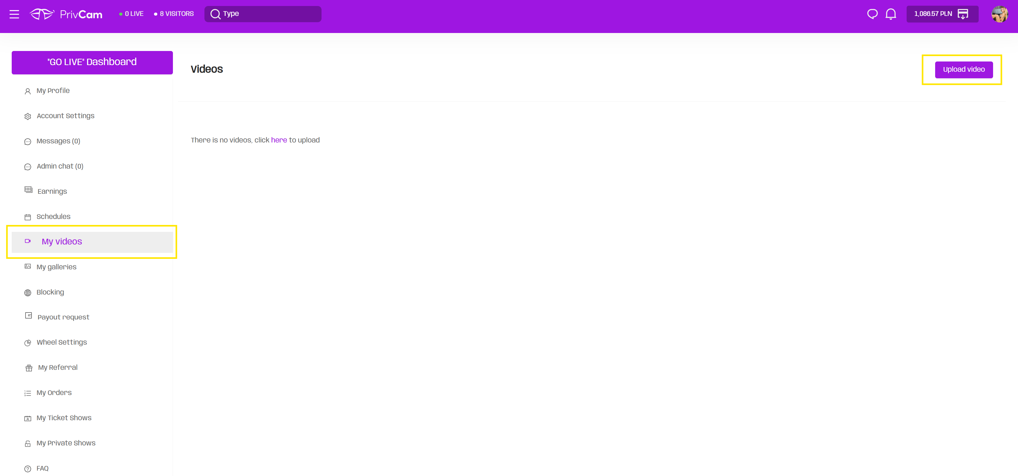 How to add photos and videos?