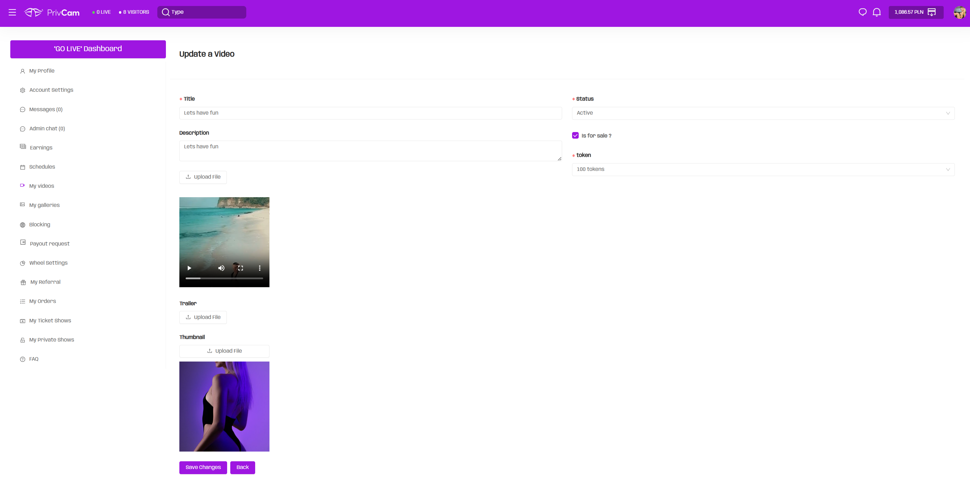 How to add photos and videos?