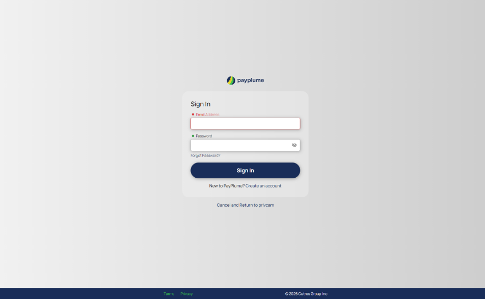 How to make a withdrawal from PrivCam?